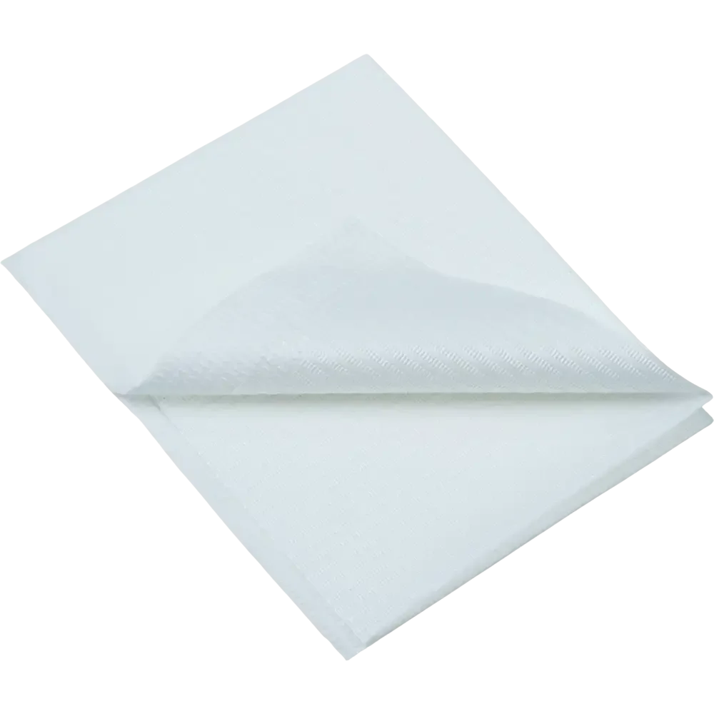 Dental patiënt servetten, 33 x 45 cm, White 4x125 09027-W