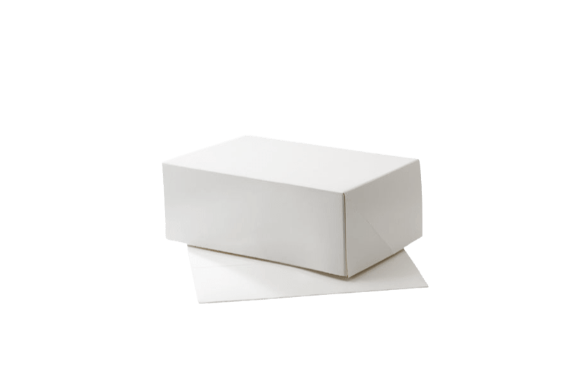 [151140041-1] Duplex gebaksdozen 210x140x80mm wit 300st