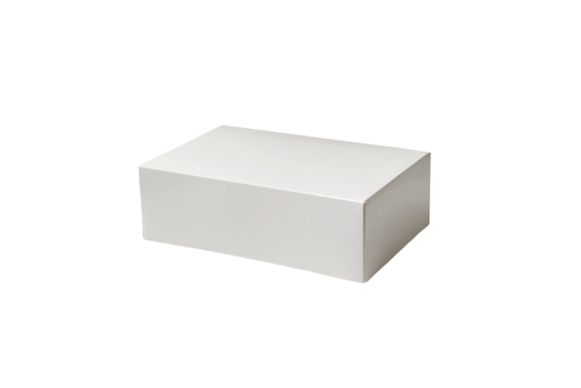 [151140043-1] Duplex gebaksdozen 240x160x80mm wit 300st