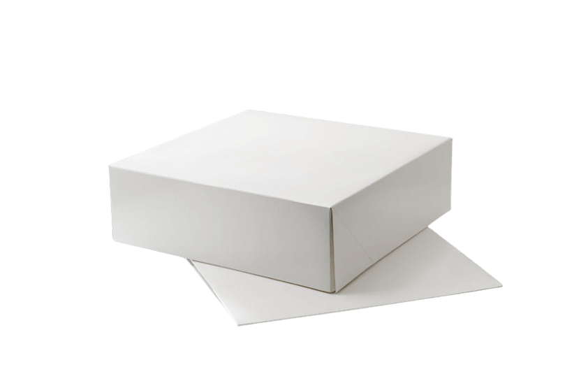 Duplex doos 250x250x80mm wit 150st