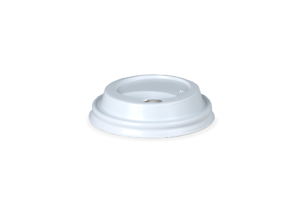 [1519987971-1] Koffiebeker deksels wit Ø73mm 1000st