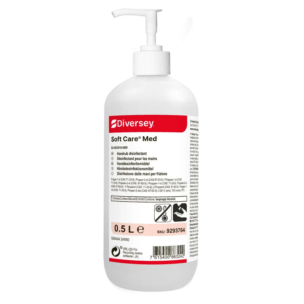 Soft Care Med 6x0.5L - Instant handdesinfectiemiddel 