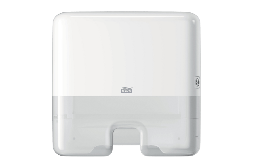 Tork® H2 Xpress Mini Multifold Handdoek Dispenser Elevation-lijn Wit (552100) 1st