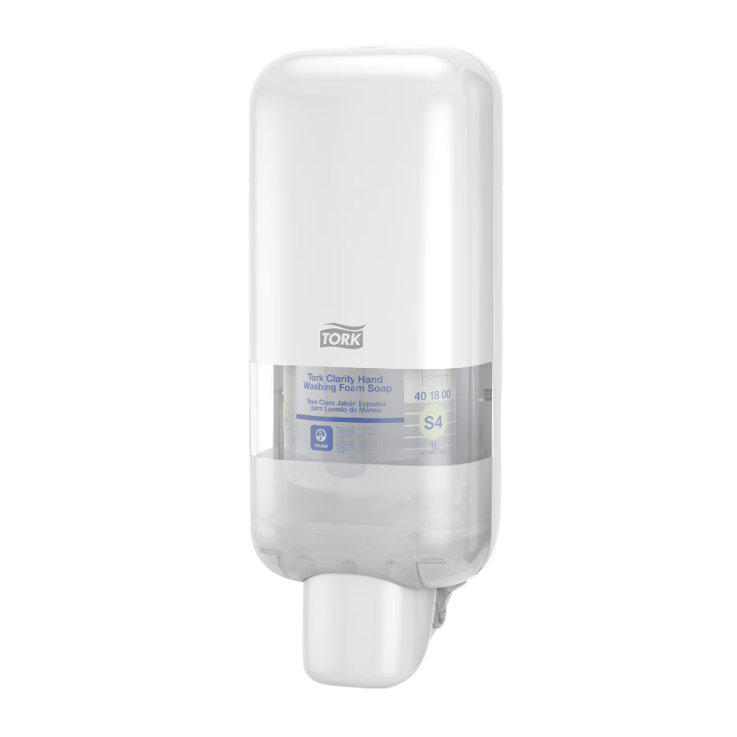 Tork® S4 Zeep en Handdesinfectie Dispenser Wit (564500) 1st