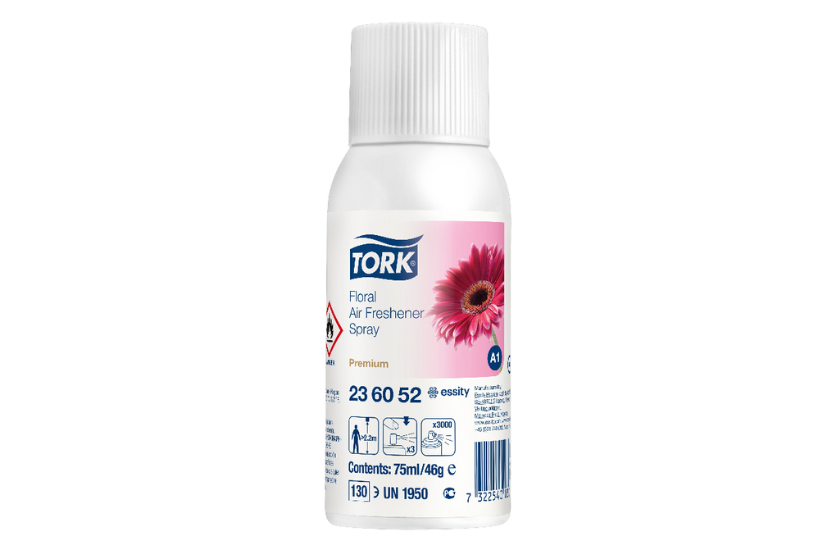 [1519925245] Tork® A1 Luchtverfrisser Spray met Bloemengeur 12 flessen (236052) 12st