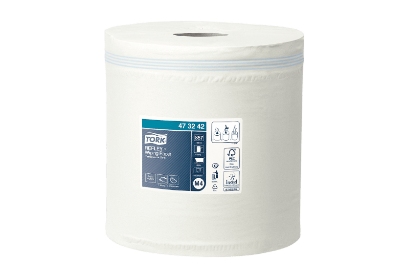 Tork M4 Reflex™ Centerfeed Poetspapier 6x857 vellen Multifunctioneel Wit (473242) 6st