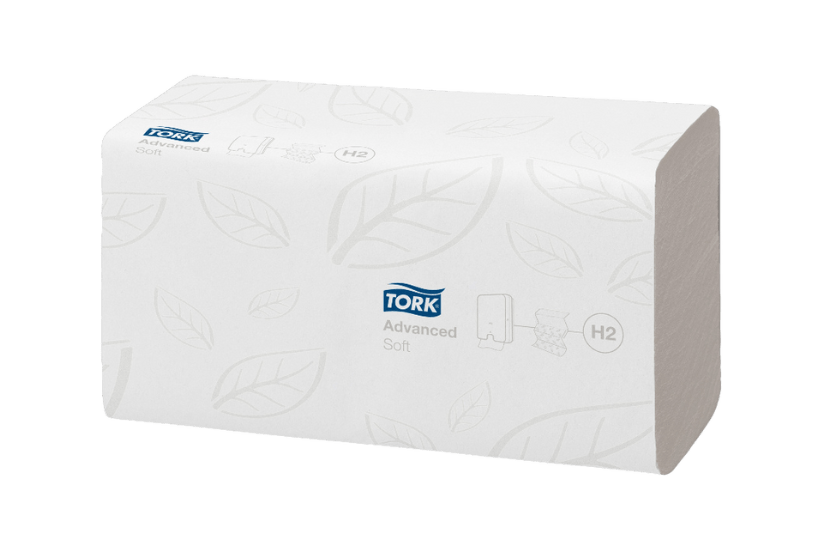 Tork Xpress® H2 Zachte Multifold Handdoeken 2-laags Z-vouw 21x180 vellen (120398) 3780st