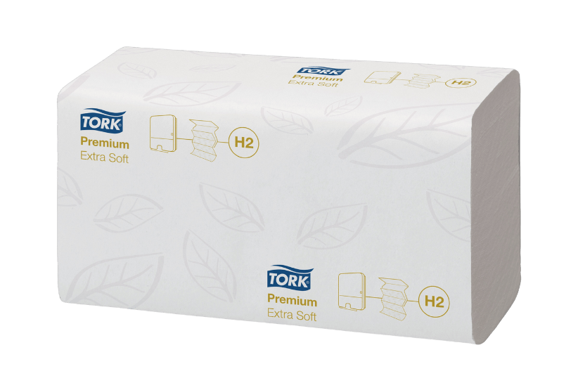 [1519925260] Tork Xpress® H2 Multifold Handdoeken 21x100 vellen Premium Extra zacht Wit (100297) 2100st