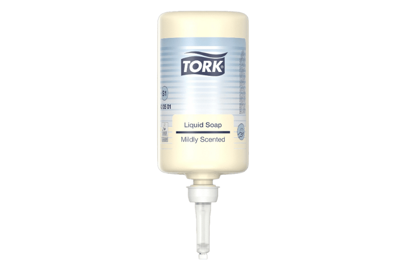 Tork® S1 Mild Geparfumeerde Vloeibare Handzeep 6 x 1000 ml Frisse geur (420501) 6st