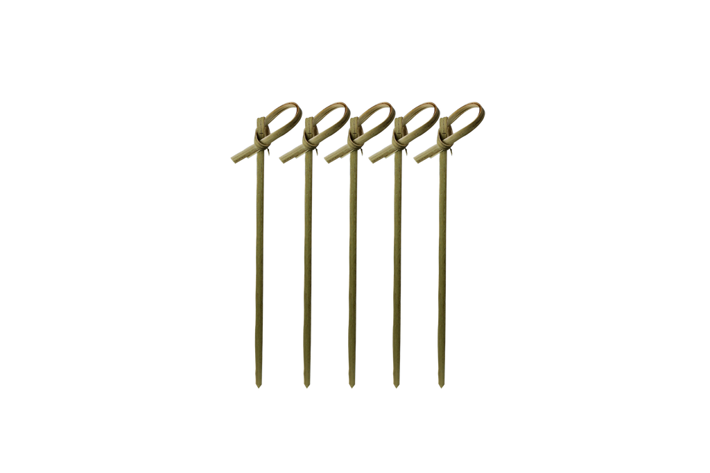 Bamboe prikker met knoop 10cm BIO 10000st