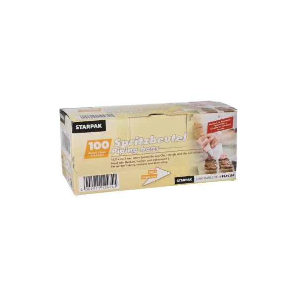 Spuitzakken 0,4 l 30,5 cm x 16,2 cm helder 1.500st/pak