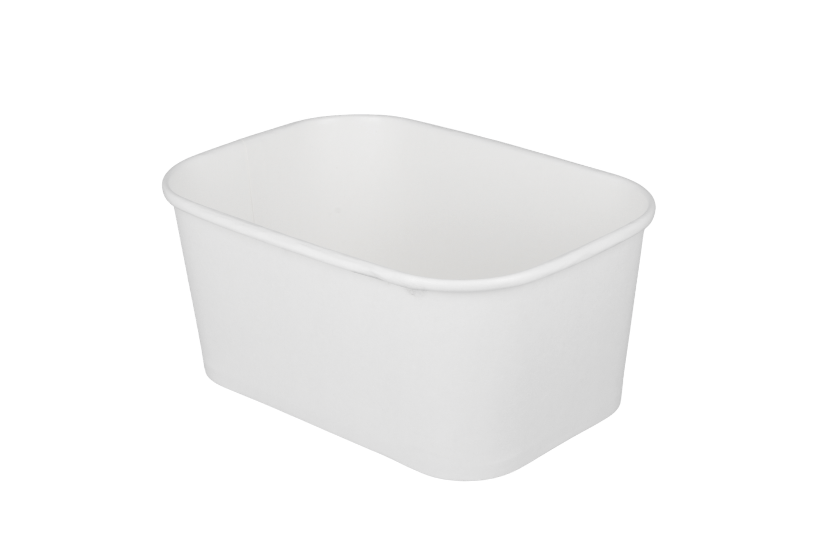[1519926039] Maaltijdbak karton 1000ml Wit 300st
