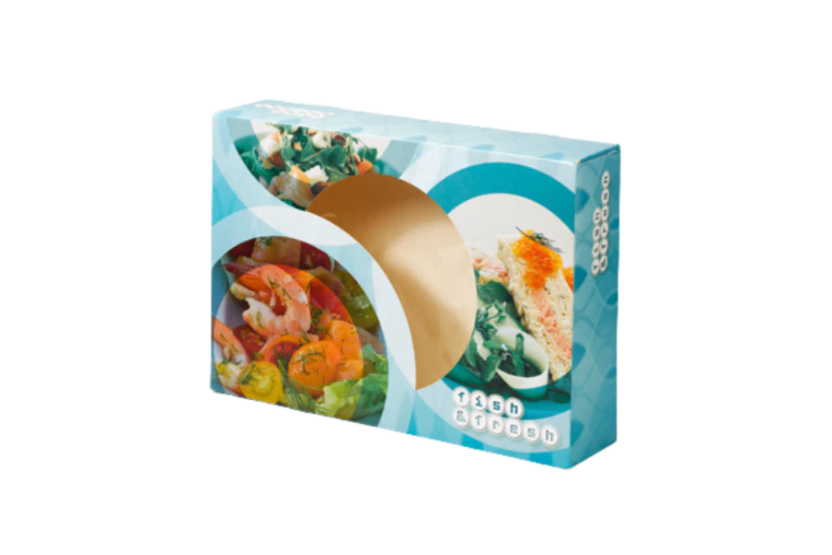[151140016-1] Cateringdozen klein 36x25x8cm Fish & Fresh 50st