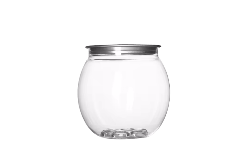 [1519926102] PET Can 210ml Bol transparant met #202 FA (Full Aperture) Deksel 200st