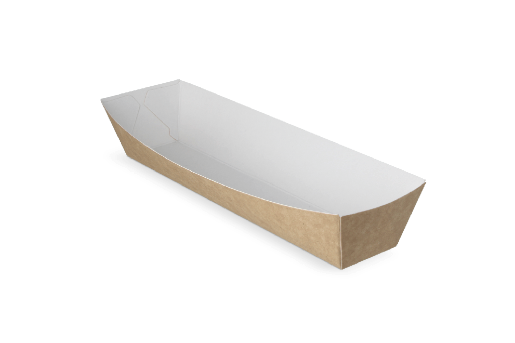 [1519987895] Frikandelbakjes A16 kraft/wit BIO 400st