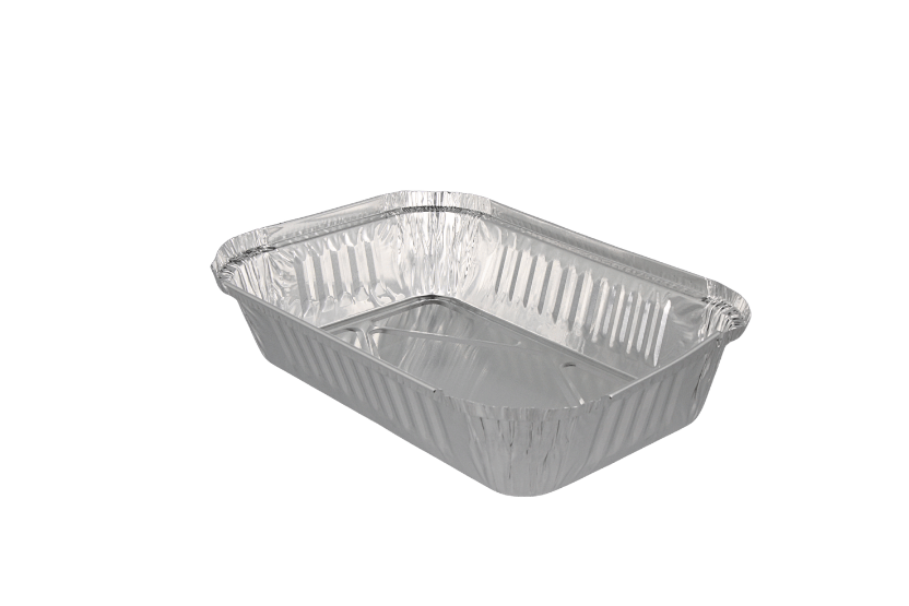 [1519925191] Aluminium bak 212x145x47mm 800ml 1000st
