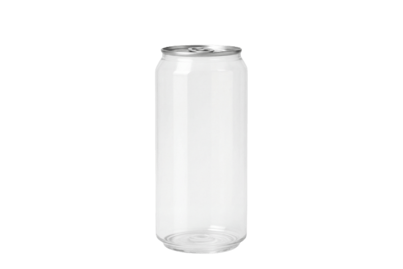 PET Can 500ml Regular transparant met #202 SOT (Stay On Tab) Deksel 200st