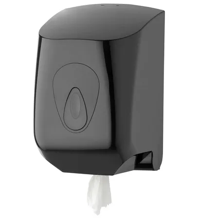 [6674] Poetsroldispenser midi kunststof zwart