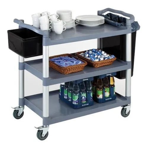 [72.1190] Serveerwagen 3 bladen 108x50cm. kunststof