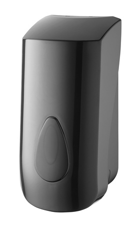 Zeepdispenser 900 ml kunststof zwart navulbaar