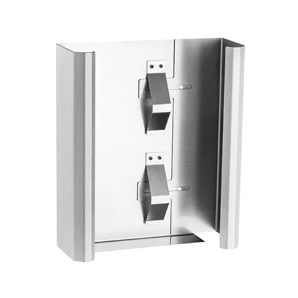[38960] Handschoendispenser verstelbaar duo RVS