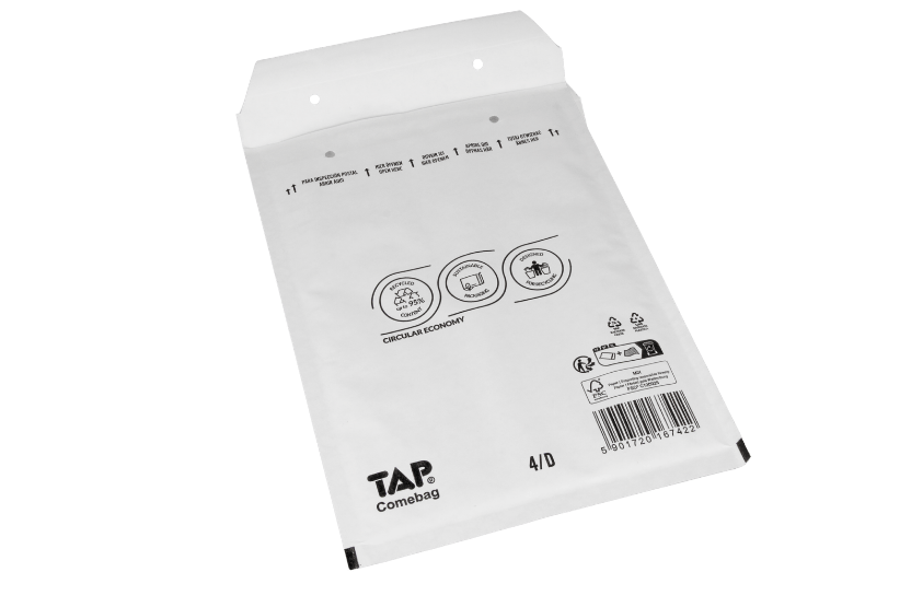 Luchtkussenenvelop D 20x27,5x5cm wit 100st
