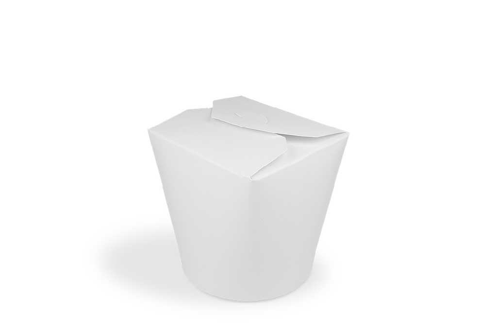 Wok to Go beker 26oz 750ml karton wit 500st