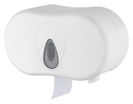 2rolshouder kunststof wit (traditionele toiletrol)