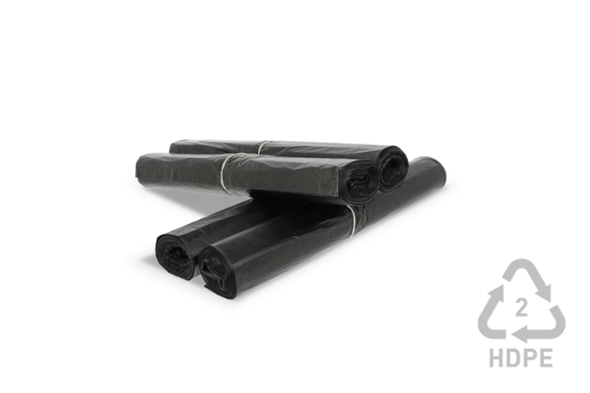 Vuilniszakken 60 liter 60x80cm Grijs (23 micron) 500st