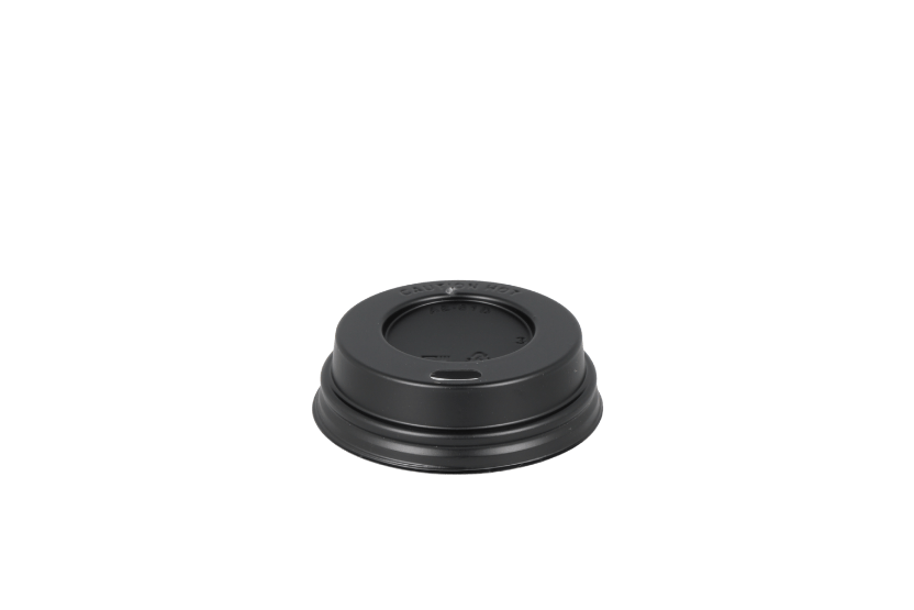 Koffiebeker deksels zwart Ø62mm 1000st