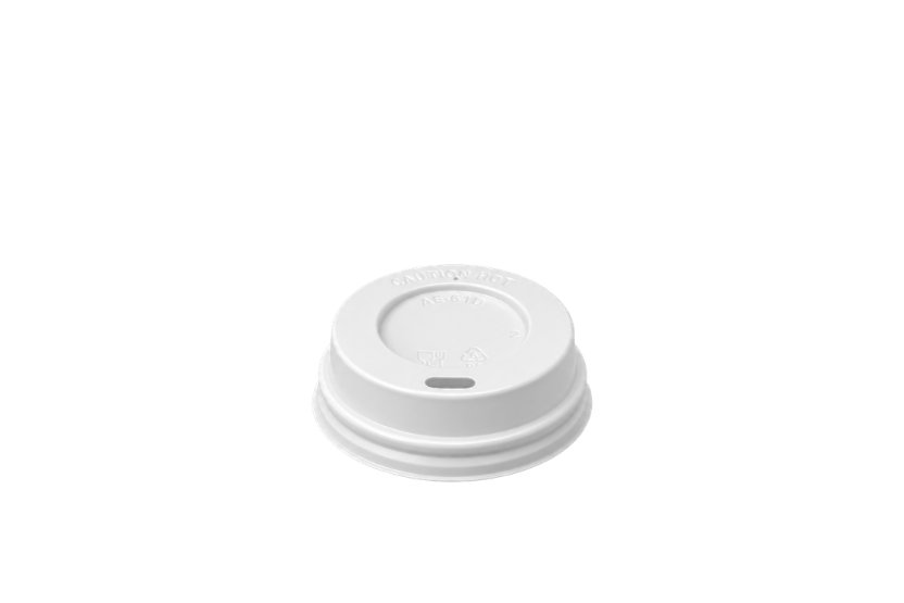 Koffiebeker deksels wit Ø62mm 1000st