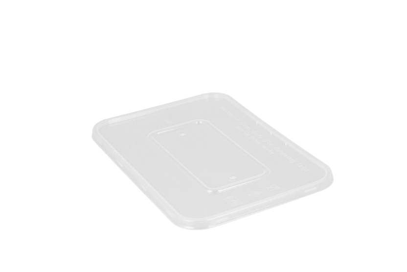 [1519988560-2] Deksel PP voor maaltijdbak Transparant (geschikt voor maaltijdbak -2) 500st