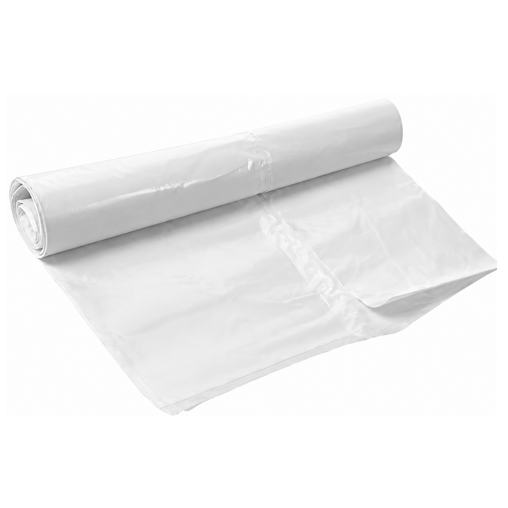 Afvalzak LDPE 90x120cm T100 wit 10x10st/doos
