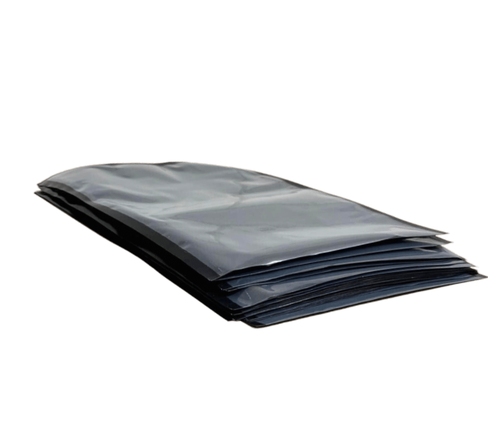 [555150250] Zijlas Vacuümzakken Transp/Zwart 150x250mm per 1000st 90my