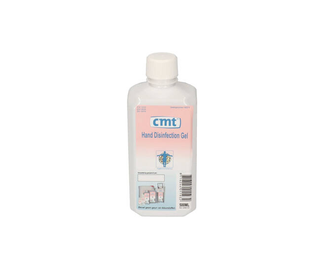 [43480124] CMT Desinfectie Alcoholgel Hand met pompje 500ml x 12st