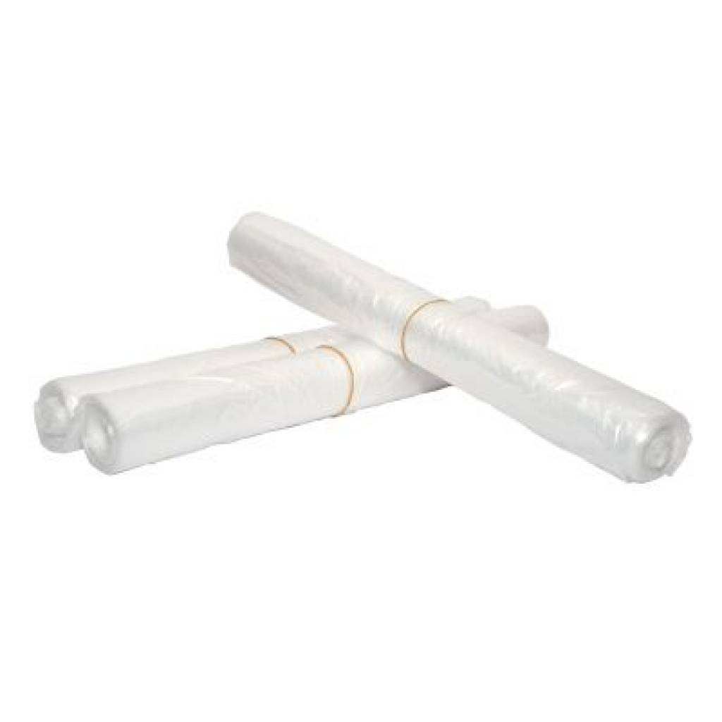 Afvalzak HDPE 50x72cm T18 transparant 25x20st/doos