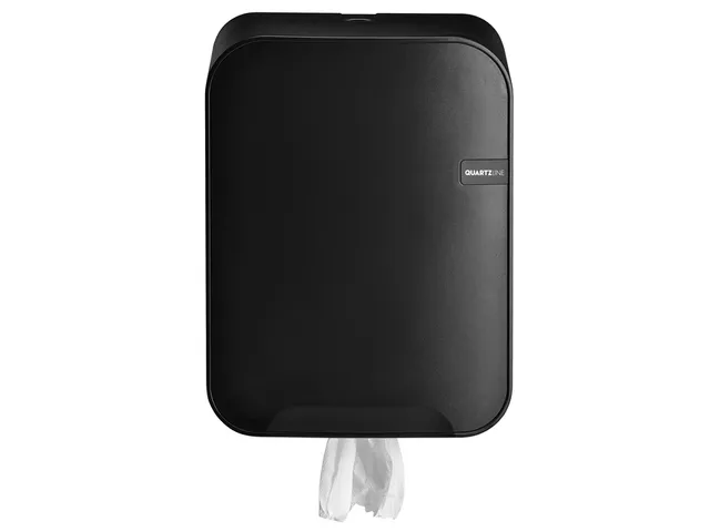Poetspapier Dispenser Midi Quartz Zwart