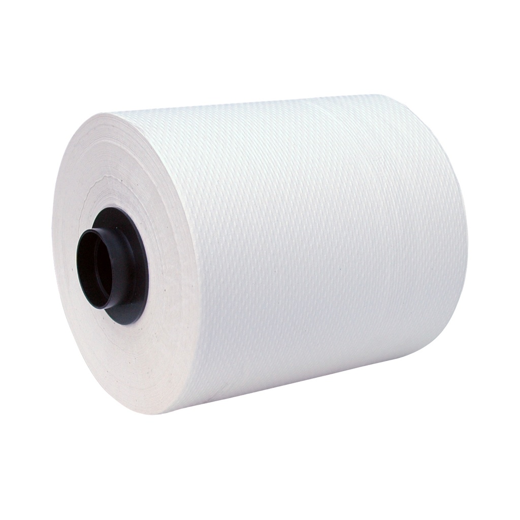 Handdoekrol Euromotion, cellulose verlijmd 140m x 23,3 cm, 2 laags 6 rollen/pak