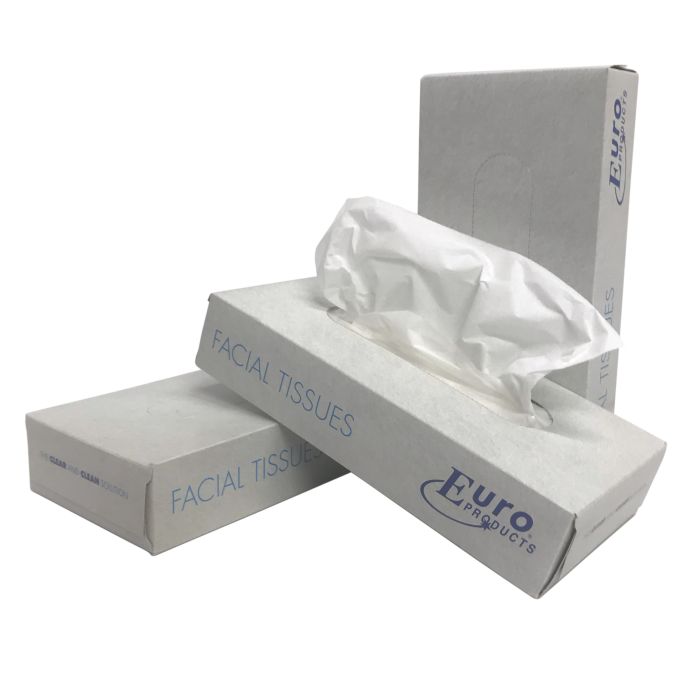 Facial tissue 12cm x 23cm 2 laags 40x100 / doos