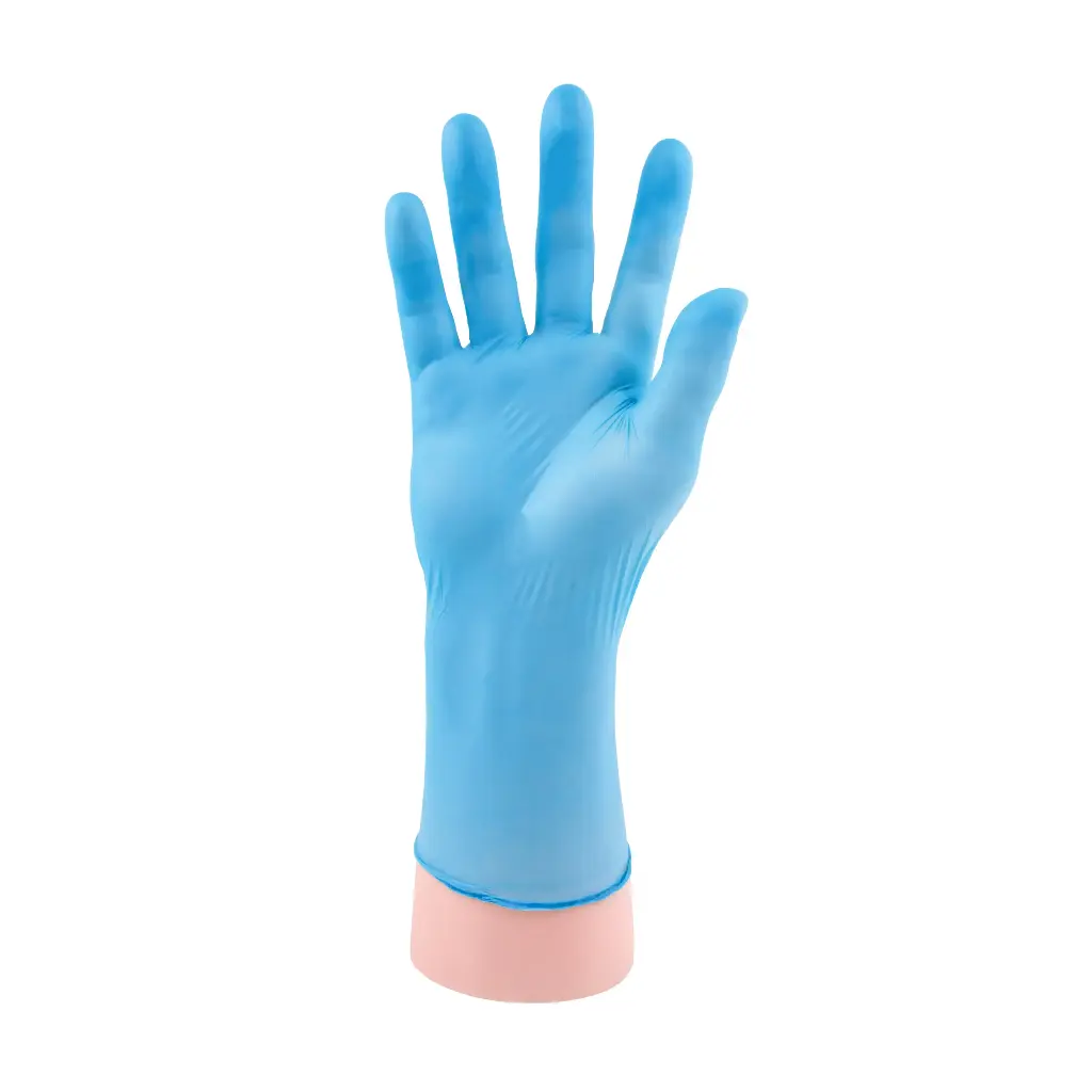 [1003] Nitril Wegwerphandschoen Poedervrij Blauw M - 4,0 mil - Q-top 100/doos
