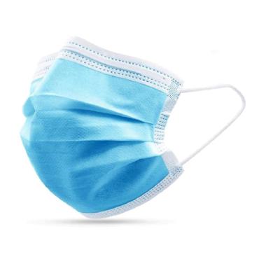 [150436] Mondmasker IIR Elastiek 50/doos Blauw