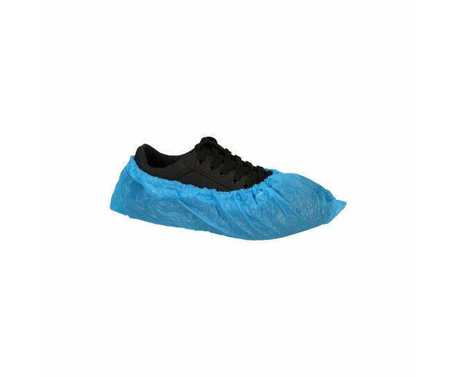 CPE-schoenovertrek, blauw, 40my - 2000st/doos