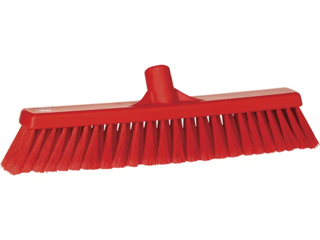 Vikan Hygiene veger rood zachte splitvezels