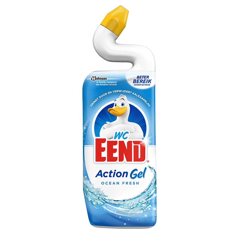 WCEEND Toiletreiniger Action Gel Ocean Fresh, 12x750ml