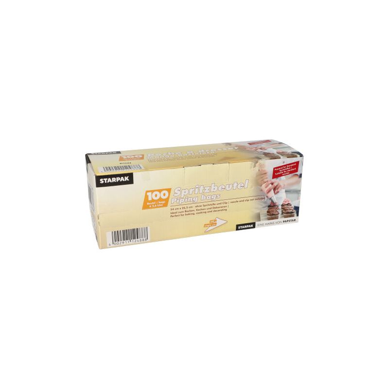 [12488] Spuitzakken 2,6 l 54 cm x 26,5 cm Transparant 1.200st/pak