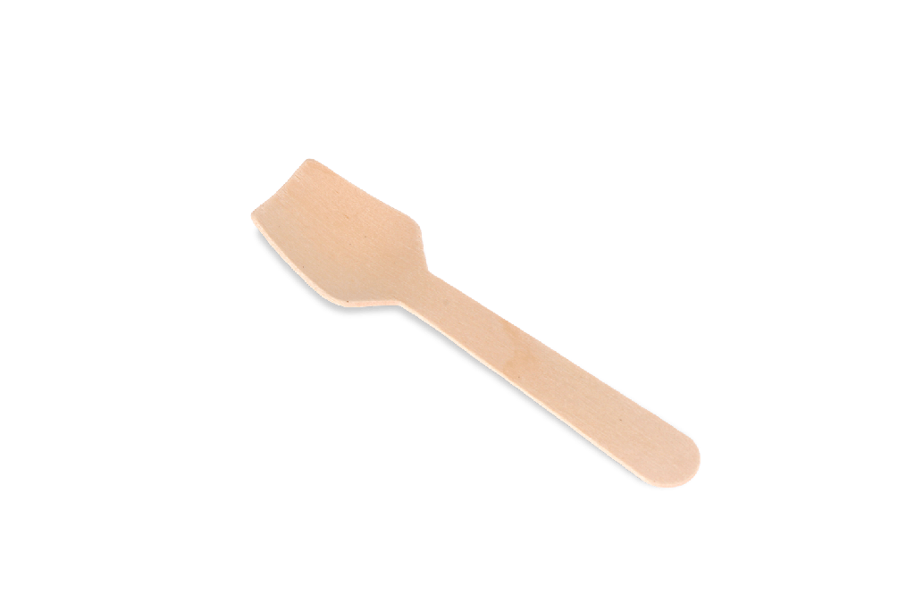 Houten ijslepel 95mm FSC 100% BIO 1000st
