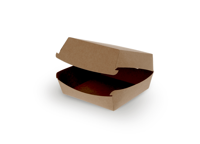 Hamburgerbakje Groot kraft BIO 600st