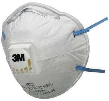 Wit Mondmasker 3M 8822 FFP2