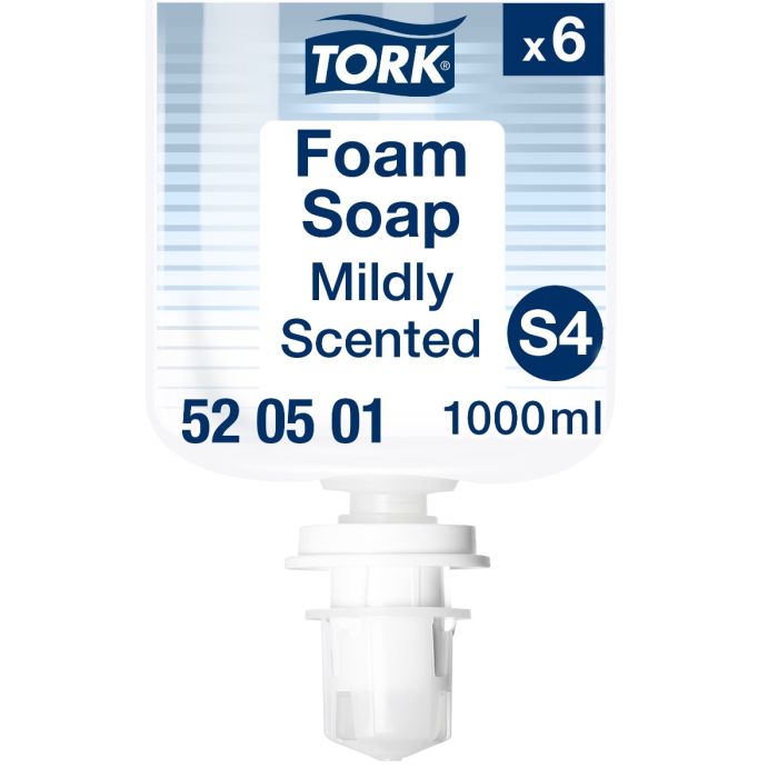 Handzeep 6x1 liter TORK S4 Schuim Soap Mild 520501