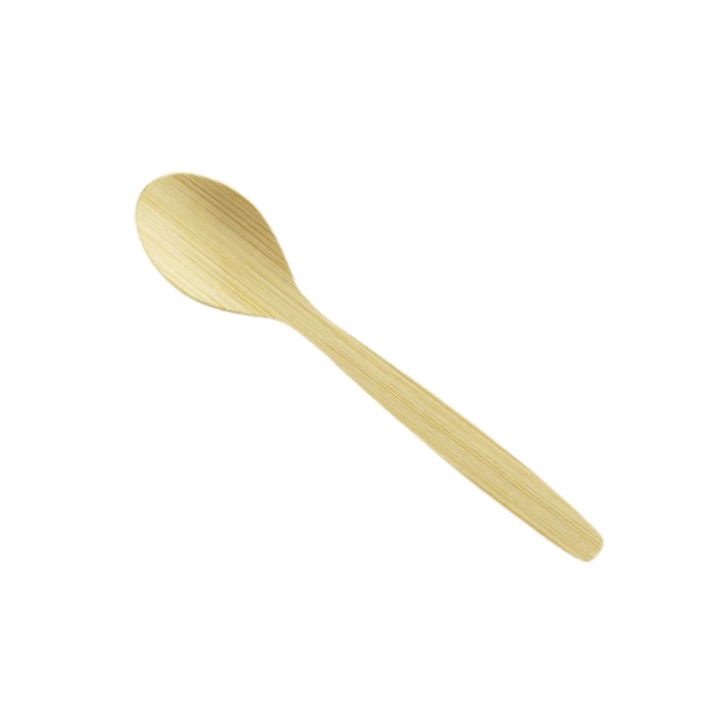 Bamboe ijs- en dessertlepel 125 mm FSC 100% 1000st